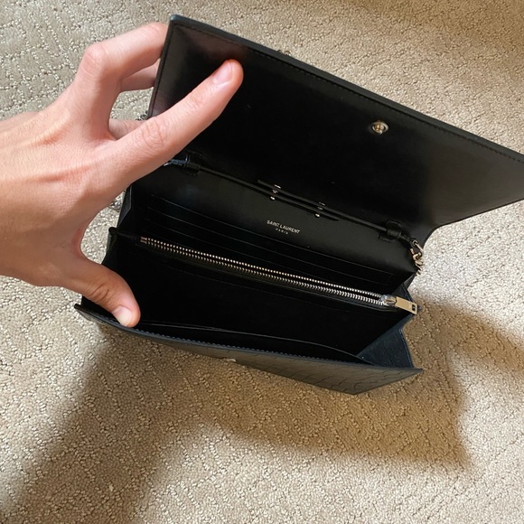 YSL Wallet on chain black snake print (AUTHENTIC) - Picture 4 of 4